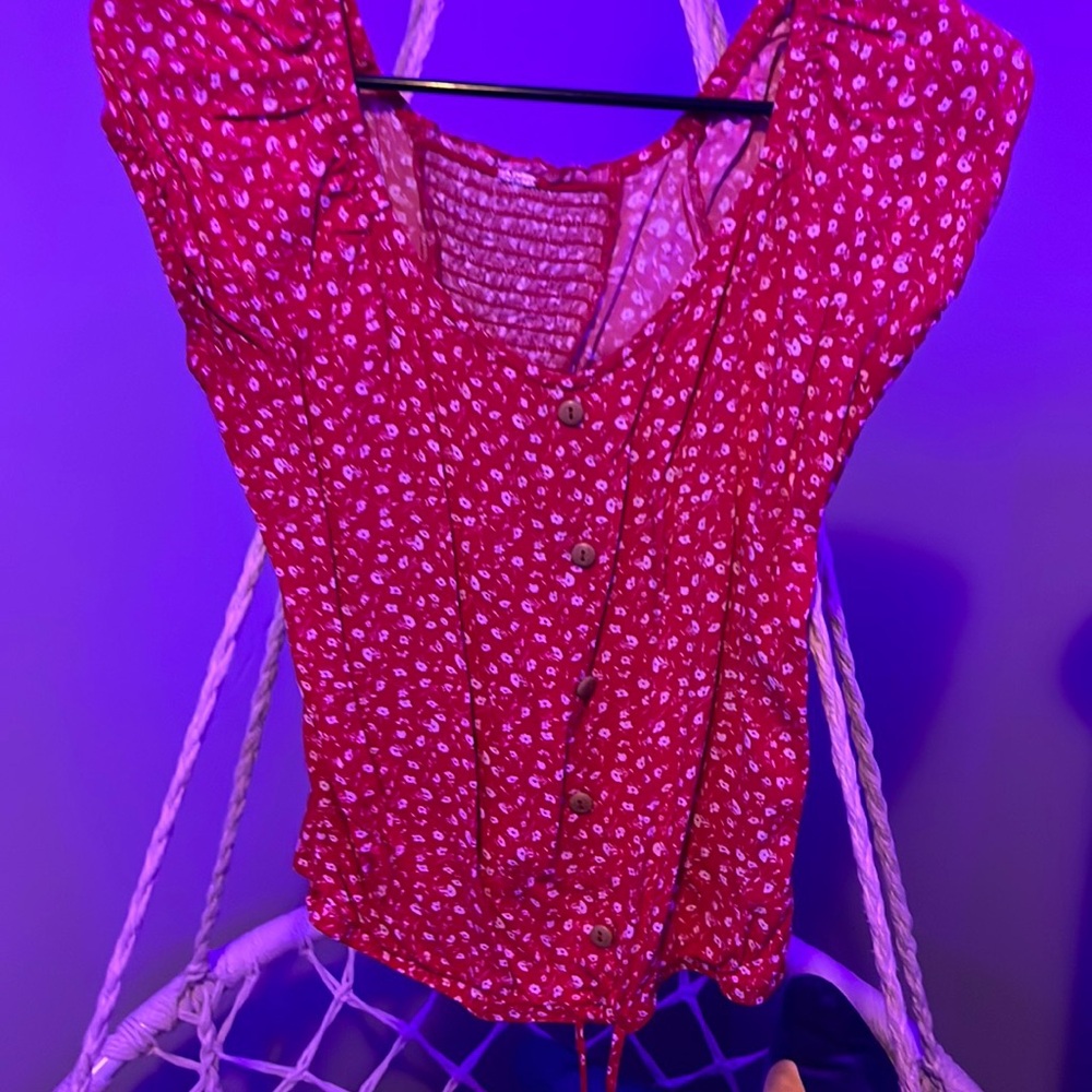 floral button down